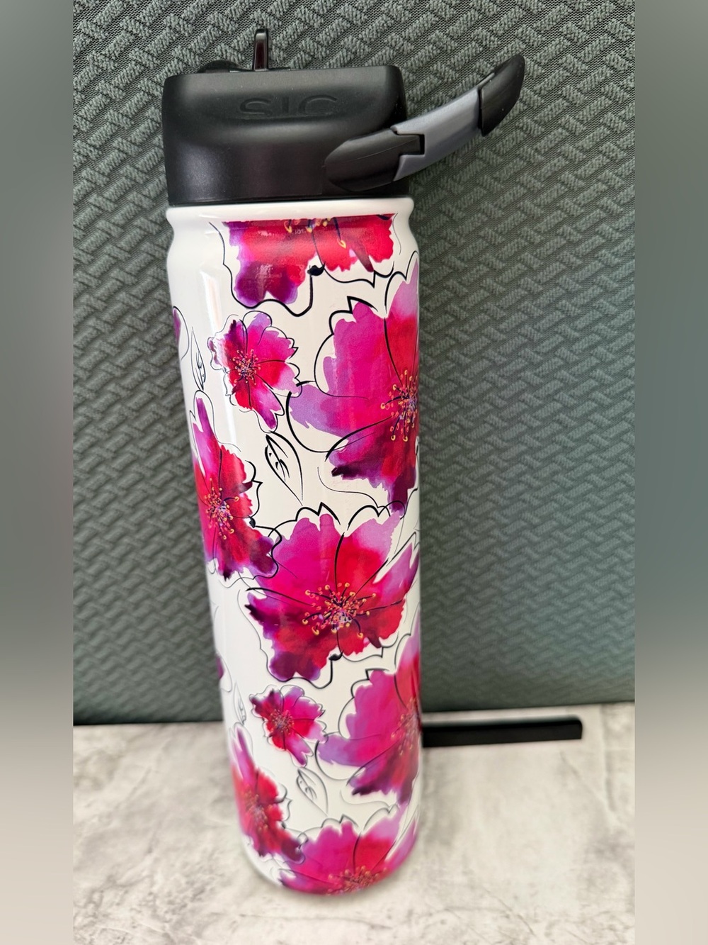 SIC 27oz Water Bottle - Pink Blossom Design